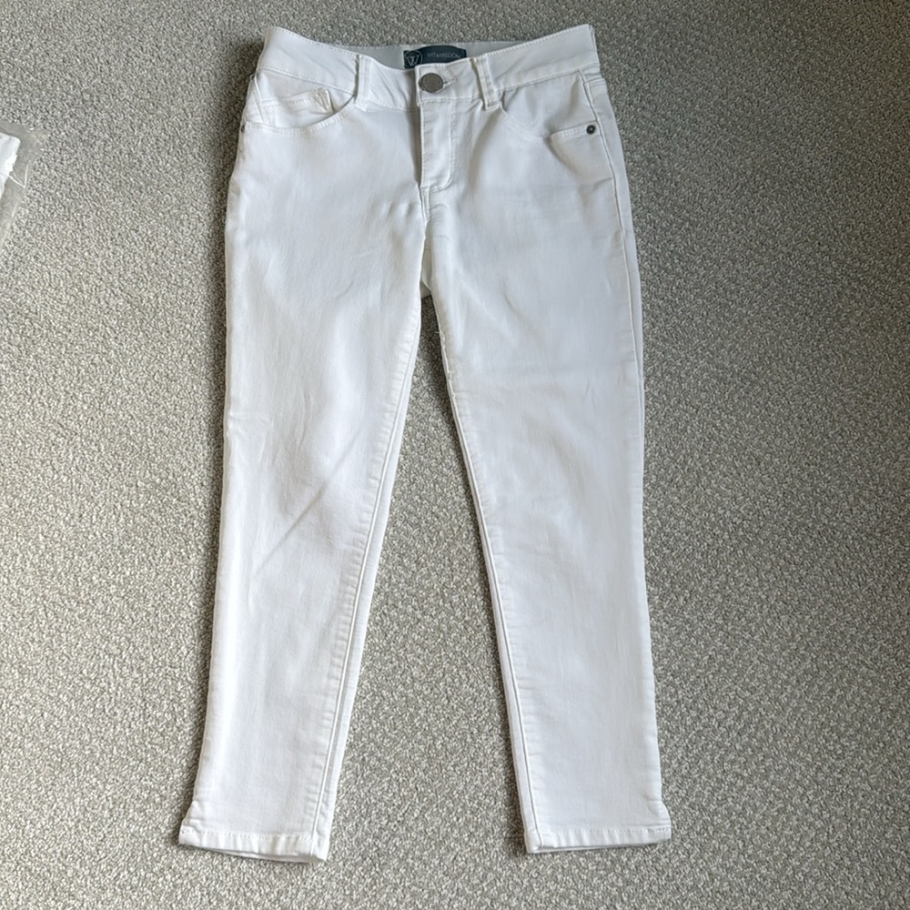 Wit & Wisdom 'Ab'Solution High Waist Ankle Skimmer Jeans, White, 2P, NWT